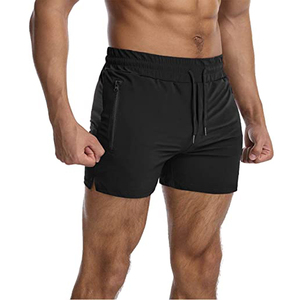 Custom Made OEM Men's Athletic Shorts Nylon & Spandex/Cotton <b>Windproof</b> Breathable Customized Colors Size Logo Wholesale - Product Image 5