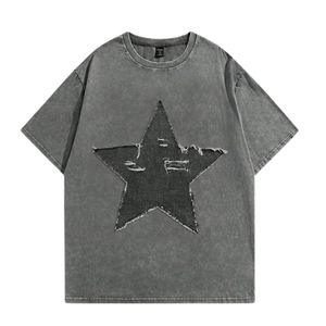 เสื้อยืดซักแบบกรดสำหรับผู้ชายเสื้อยืดสำหรับผู้ชายเสื้อยืดสำหรับผู้ชายเสื้อเชิ๊ตผู้ชายมีโลโก้บริษัท - Product Image 6