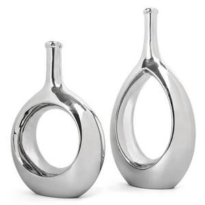 Meilleur vase à fleurs rond en aluminium de style moderne artisanal pour la décoration de la maison, mariage, Noël, Diwali, vase de sol - Product Image 3