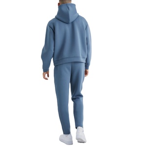 Trajes de chándal ajustados Unisex personalizados conjunto de Sudadera con capucha de gran tamaño de talla grande chándal para correr ropa de calle 100% algodón invierno 2026 - Product Image 2