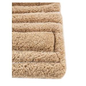 พรมขนสัตว์ถักมือสีเบจและสีน้ำตาลลายเรขาคณิตสำหรับห้องนั่งเล่น ขนาด 9x12 ฟุต รูปทรงสี่เหลี่ยมผืนผ้า เหมาะสำหรับทางเข้าและโถงทางเดิน-RA-1142 - Product Image 4