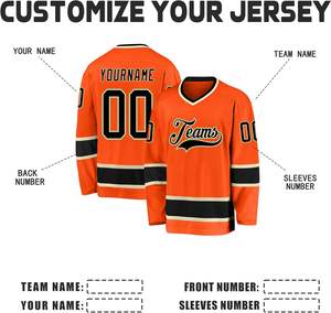 Camisetas sublimadas de hockey sobre hielo con impresión de equipo pedido personalizado OEM al por mayor de fábrica directa - Product Image 3