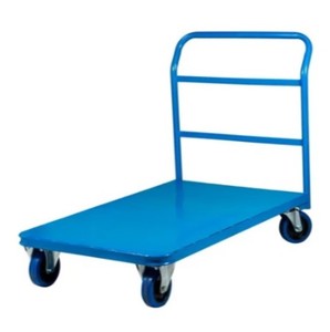 Carro de plataforma de acero dulce 500kg Capacidad de carga Carro industrial con cuatro ruedas para organización de almacenamiento OEM - Product Image 6