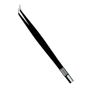 Pinzas europeas antiadherentes bipolares curvadas | Pinzas de electrocoagulación Pinzas Instrumentos quirúrgicos reutilizables de H N - Product Image 5