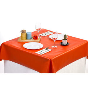 Mantel Naranja Alba Plus Extrafabric de 100x100cm, Adaptado para 96x96cm, B2B - Product Image 1