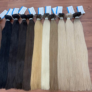 Extensión de cabello de trama de color Color vietnamita recto color claro gran cantidad en stock ahora súper doble dibujado alta calidad - Product Image 6