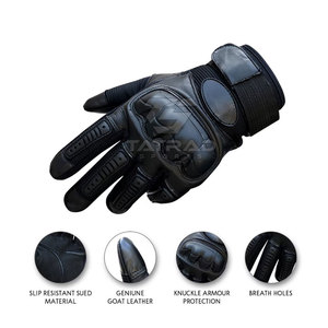 TATRAD SPORTS <b>Touch</b> <b>Screen</b> Waterproof Leather Motorbike Racing <b>Gloves</b> Hook Loop Closure for Motocross Breathable Full Finger - Product Image 5