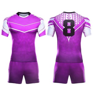 Uniforme de rugby de vêtements de sport personnalisés entièrement sublimés de haute qualité 100% polyester uniforme de rugby de sublimation personnalisé à séchage rapide - Product Image 1
