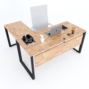 โต๊ะโลหะรูปตัว L สไตล์อินดัสเทรียล 160x150 ซม. ประกอบง่าย HCTG014 - Product Image 3