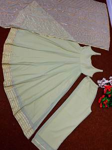 ชุดราตรีผ้าจอร์เจียแบบหนักพร้อมชุดแฟนซี - Product Image 5