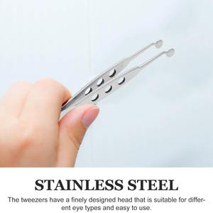 Pinzas de Masaje para Glándulas de Meibomio, Cortador de Pestañas, Juego de Instrumentos Manuales de Acero Inoxidable con Estándar de Seguridad MOL - Product Image 5