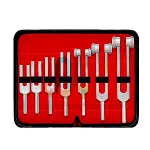 Ensemble de diapasons chirurgicaux ORL en acier inoxydable de qualité médicale, stérilisable et réutilisable, 7 pièces, norme allemande, qualité supérieure, CE - Product Image 5