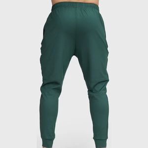 Men's High Waist Lightweight Casual Canvas Athletic Pants <b>Slim</b> Fit Workout <b>Joggers</b> with Zipper Pockets Gym Sweatpants - Product Image 2
