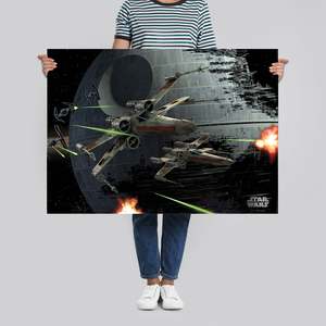 Póster Decorativo de Pared con Diseño Moderno de Star Wars X-Wings Space Battle - Product Image 4