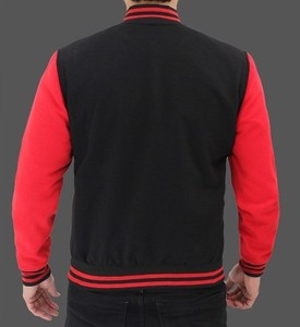 Muestra gratis Moda para hombre Chaquetas de lana Chaqueta de bombardero Invierno Cálido Hombre Hip Hop Slim Fit Chaqueta de béisbol Abrigo Ropa de abrigo - Product Image 4