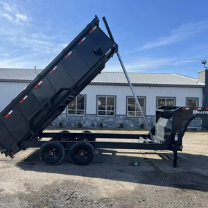 Remolque de descarga lateral alto 2025 Hillcrest 7x16 'para uso agrícola 15900 GVW 40 \ "LADOS ALTOS Capacidad de 12 toneladas con engranaje de motor central - Product Image 1