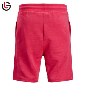 Pantalones cortos de gimnasio de algodón para hombre, pantalones cortos de chándal informales con bolsillos y cremallera para correr en casa, entrenamiento físico, hasta la rodilla, teñidos lisos - Product Image 3