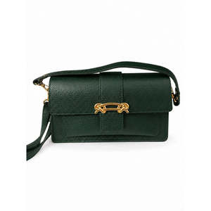 Borsa Strutturata in Vera Pelle Dollaro - Made in Italy - Stampa Animalier - Product Image 3