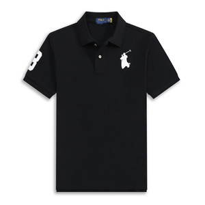 Camiseta Lisa bordada de algodón 100% de alta calidad para hombre, camisetas Polo con logotipo personalizado, camiseta Polo de uniforme de Golf - Product Image 6