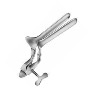 Manual de acero inoxidable Premium reutilizable profesional grande 110X25mm -30mm aguja de espéculo Vaginal - Product Image 1