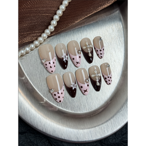 Cocoa Kiss - Adhesivos Elegantes para Uñas con Tacto Suave de Cacao, Duraderos y Fáciles de Aplicar - Product Image 2