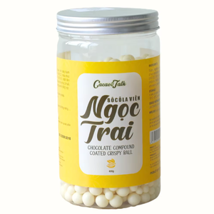 Chocolate Compuesto de Primera Calidad, OEM/ODM, HALAL, Venta al por Mayor, Envío Inmediato, Bolas Crujientes de Chocolate Blanco, Decoración de Pasteles de Cacao, Exportación - Product Image 1