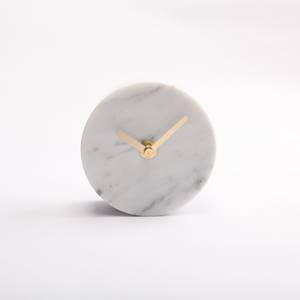 The CRAFT EXIM Luxury Natural Marble Quartz <b>Art</b> <b>Deco</b> Desk <b>Clock</b> Premium Handcrafted Home Office Decor - Product Image 1