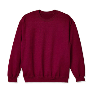 เสื้อสเวตเตอร์แขนยาวของผู้ชายสีทึบสำหรับฤดูหนาวสีพื้นย้อมสีล้วนพร้อมโลโก้แบรนด์ของคุณ - Product Image 1