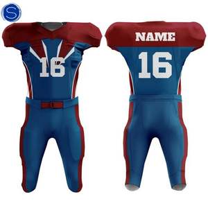 Uniforme de fútbol americano al por mayor, conjunto de uniformes de fútbol, uniforme de equipo con logotipo impreso personalizado hecho en Pakistán - Product Image 4