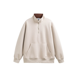 Sudadera personalizada de calidad superior de los hombres de manga larga pulóver sudadera de invierno de estilo casual lindo diseño de felpa con cremallera - Product Image 3