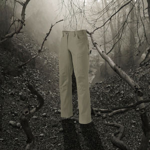 Jeans ajustados casuales para hombre, estilo urbano, elásticos, rasgados, de pierna cónica, peso medio, cierre de botón, servicio OEM directo, transpirables, rectos. - Product Image 2