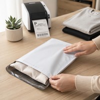 Enveloppes en polyéthylène vierges de 0 à 65 mm d'épaisseur, directement de l'usine - Sacs d'expédition étanches à fermeture autocollante pour l'emballage e-commerce