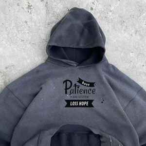 Sudaderas con capucha de lavado ácido de excelente calidad para adultos de manga completa Sun Fad Logo impreso prendas de vestir sudaderas y sudaderas con capucha elegantes - Product Image 5