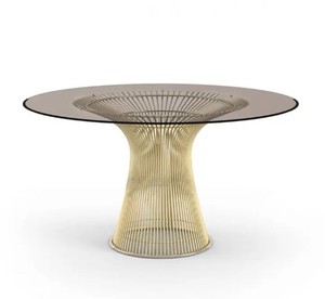 Mesas decorativas con acento de alambre, estilo único, construcción de alta calidad, ideal para decoración en restaurantes, cafeterías y bodas - Product Image 1