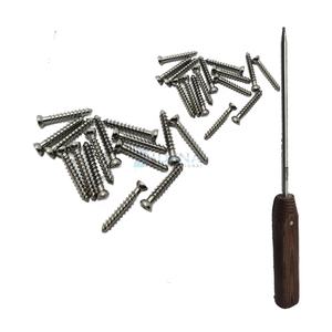 Tornillos óseos corticales de 1,5mm, autorroscantes, 130 Uds. (Hexdrive), tornillos SS ortopédicos, implantes ortopédicos, implantes veterinarios - Product Image 4