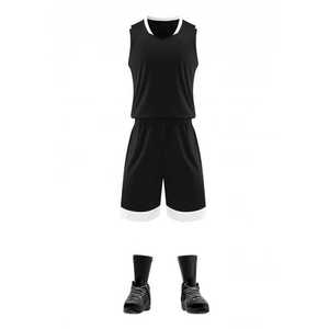 Uniformes de basket-ball personnalisés Uniformes de basket-ball respirants pour hommes Uniformes de basket-ball pour sublimation - Product Image 1