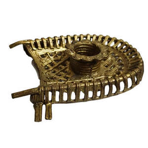 Candelabro de hierro hecho a mano Dhokra Dokra para bodas y decoración del hogar - Product Image 5