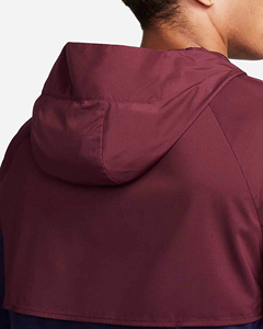 Blouson aviateur élégant pour homme coupe-vent léger en polyester avec fermeture éclair et capuche imperméable de haute qualité pour l'hiver - Product Image 5
