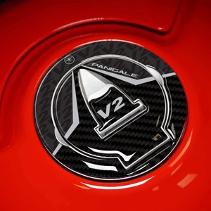 สติ๊กเกอร์ติดถังน้ำมัน 3 มิติ สำหรับรถมอเตอร์ไซค์ Ducati Panigale V2 ปี 2020-2024 สติ๊กเกอร์โลโก้ที่เข้ากันได้สำหรับตกแต่งรถมอเตอร์ไซค์ - Product Image 1