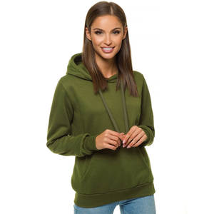 Sudadera con Capucha y Logotipo Frontal para Mujer, Superventas 2026, Transpirable, Holgada, de Poliéster/Algodón, Antiencogimiento - Product Image 1