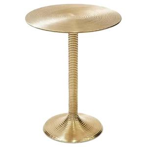 Mesa auxiliar de sofá de aluminio ligero, mesa de centro tradicional versátil para rincones de lectura, áreas de relajación, calidad de exportación India - Product Image 1