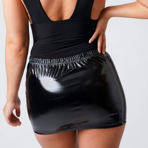 Lady Club <b>Skirt</b> Soft <b>Skirt</b> Women's <b>PU</b> Leather Stylish Fashionable Shiny Leather <b>Skirts</b> Super Fit Casual Wear Lady <b>Skirt</b> - Product Image 2
