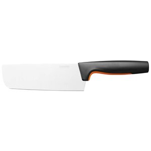 Couteau de cuisine fonctionnel avec lame en acier inoxydable de 17 cm, finition Nero Arancio Cromo 1057537 Coltello Verdura - Product Image 1