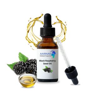 Aceite de Semilla de Frambuesa Negra 100% Orgánico Prensado en Frío, Aceite Portador de Rubus Occidentalis, América del Norte, AARNAV Global AGE-CO-50 - Product Image 5