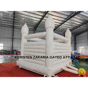 Venta Directa de Fábrica, Brincolín Inflable Comercial de PVC Blanco, Castillo Hinchable Grande para Niños Pequeños, Casa de Brinco para Fiestas de Boda - Product Image 4