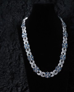 Collier chaîne à maillons infinis avec diamants en moissanite VVS glacés de 13 mm, plaqué rhodium, style hip-hop, pour mariage ou cadeau - Product Image 3