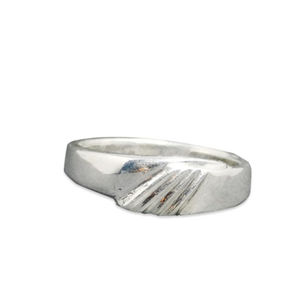 El mejor anillo de banda de plata hecho a mano de moda, joyería de banda de plata al por mayor a precios de fábrica, los últimos anillos de banda de plata de diseñador - Product Image 1