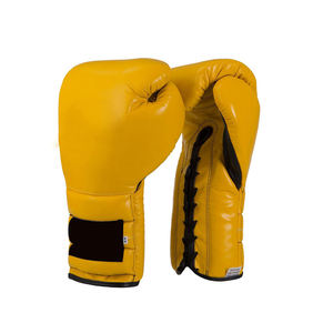 OEM ODM Custom Logo Professional High Quality PU Leather Boxing <b>Gloves</b> PU Leather <b>Lace</b> up Boxing <b>Gloves</b> for Training - Product Image 4