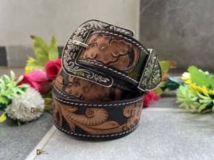 Ceintures de sculpture usinées à la main de style occidental de nouvelle conception Ceintures en cuir élégantes pour unisexe - Product Image 6