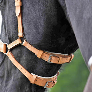 Brida Show Bridle Brida de cuero occidental de alta calidad Western Heavy Duty Headstall Cowboy Rawhide Trenzado Noseband - Product Image 2